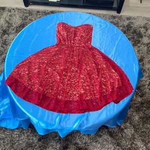 Red Lace Dress